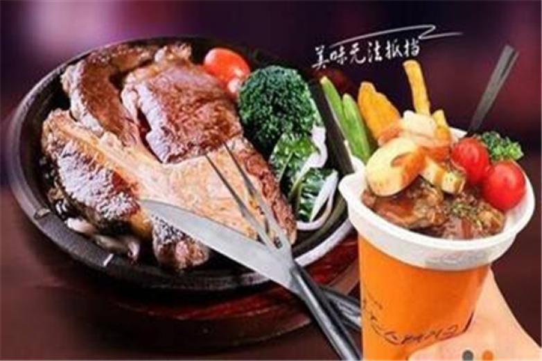 牛蘑王火焰牛排杯