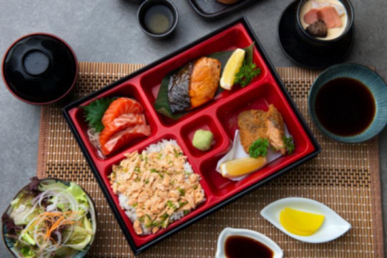 枫味の茶九宫格便当