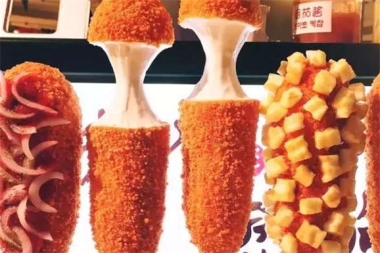 拉丝热狗