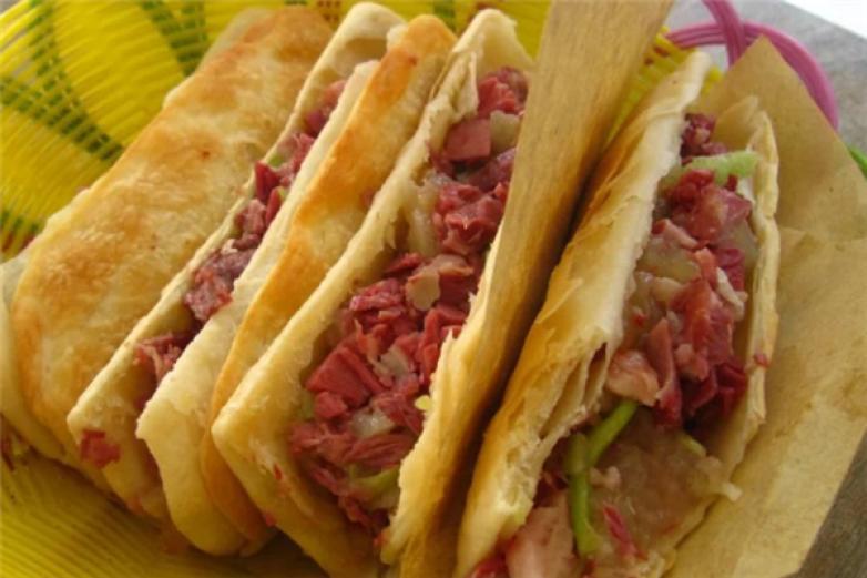 金饼驴肉火烧