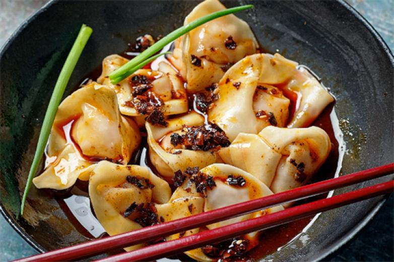 天贵红油抄手