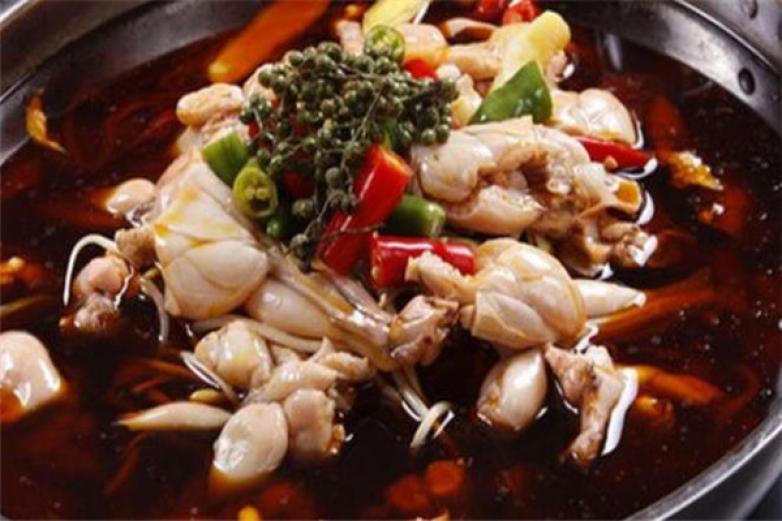 食叁味美蛙鱼头鲜牛肉火锅