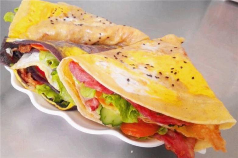阿柒蔬果煎饼