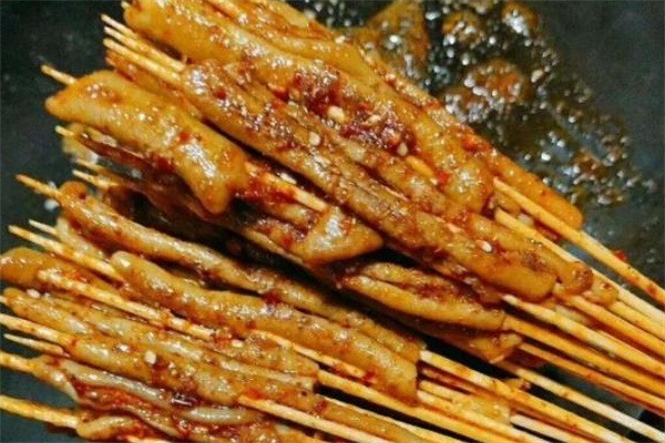 烤二代秘制烤鸭肠加盟