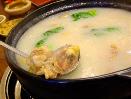 牛盖粥火锅.茶點