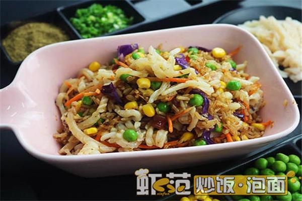 虾范炒饭泡面