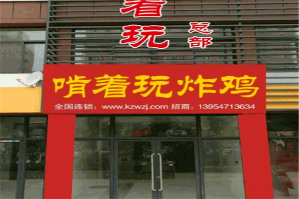 啃着玩炸鸡加盟
