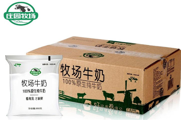 庄园牧场牛奶加盟