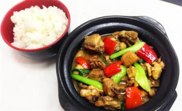 叶子黄焖鸡米饭