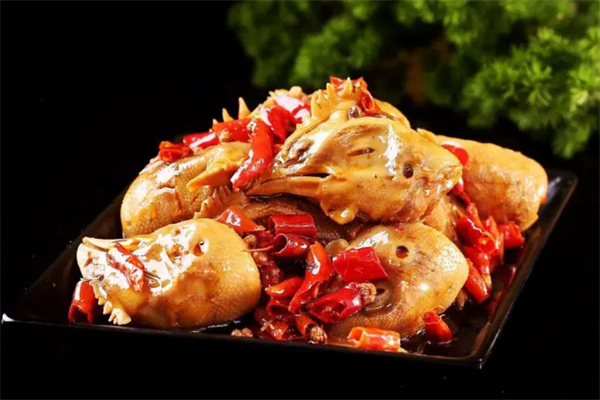 两老三麻辣鸡头